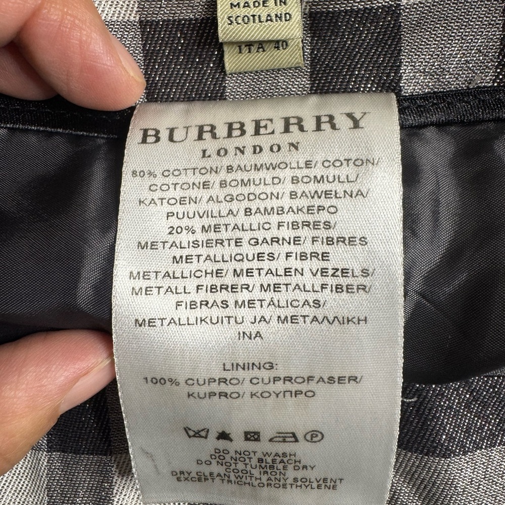 Burberry London Women’s Plaid Print Mini Skirt - Picture 7 of 12